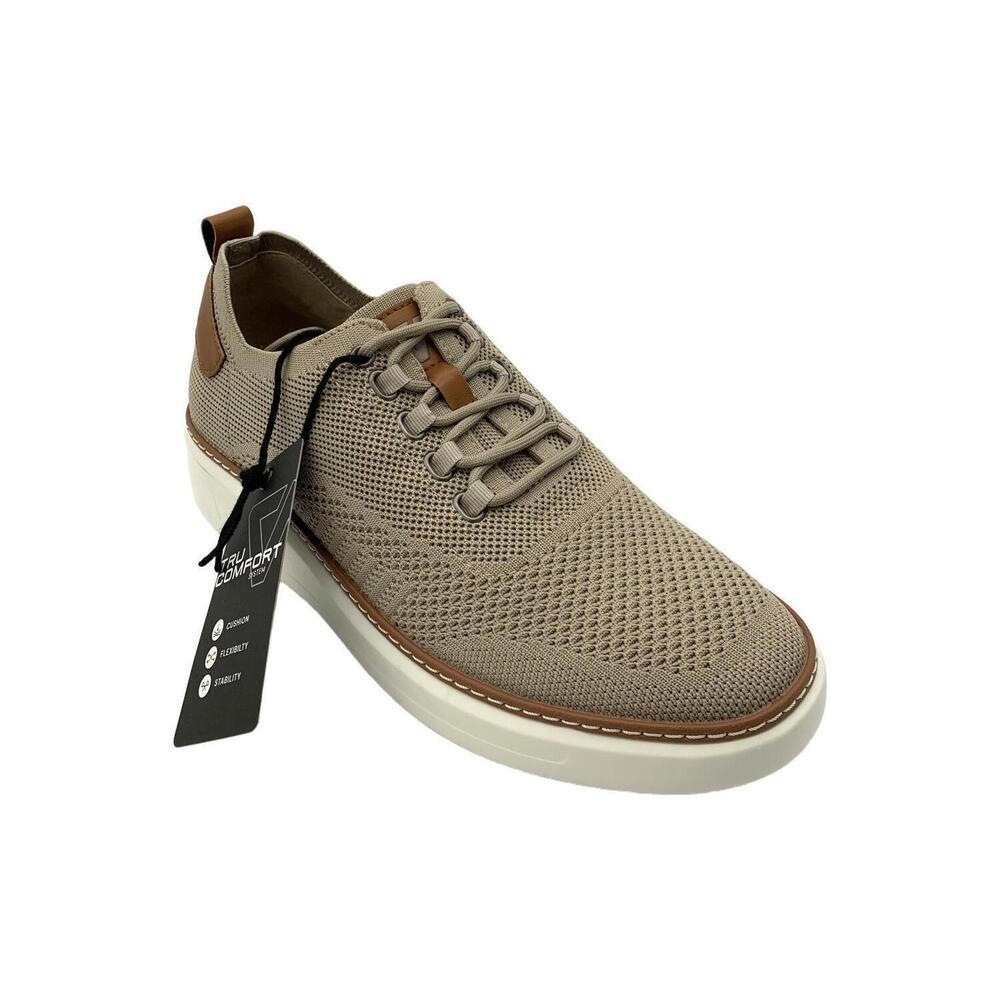Vance Men's Norris Lace Up Sneakers Taupe - Medium